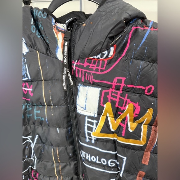 Jean-Michel Basquiat X Members Only Alchemy Puffer Jacket Size XL NWT - Picture 3 of 8